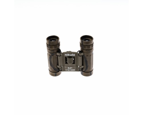 8x21 Nikula Dürbün Kamuflaj  Av Dürbünü 131m/1000m Kauçuk Kaplama