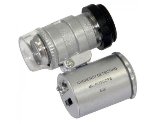 Evrensel Led Işıklı Mini Cep Mikroskobu Tüm Kameralı Telefonlar Için 9882-W