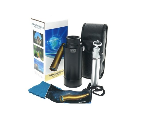 50X50 Panda Metal Gövde Tek Gözle Büyük Mercek Korsan Dürbün Dsyh