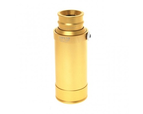 50X50 Panda Metal Gövde Tek Gözle Büyük Mercek Korsan Dürbün Gold