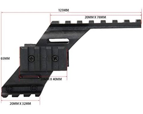Ray Montajı 22 Mm Picatinny Üst Alt Ray