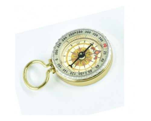 Zarif Yuvarlak Pirinç Pusula fosforlu