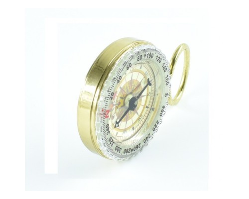 Zarif Yuvarlak Pirinç Pusula fosforlu