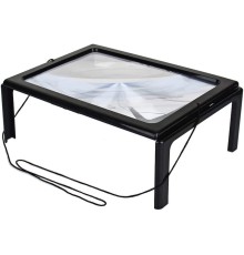 Yaşlılar Için A4 Boyutu Masa Tipi Işıklı Okuma Büyüteç Th-275205B