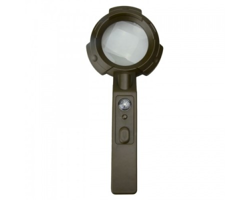 7 Led Aydınlatma Fener Pusula 4X Büyütme Okuma Büyüteç Th-600557