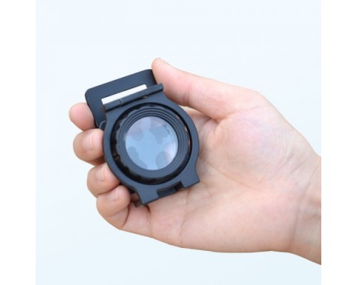 Tekstilciler Için Kumaş Kontrolü Büyüteç Katlanan Metal 15X Büyütme