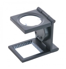 25x25 Mm Full Çelik Kaplı Katlamalı Büyüteç TH-9005B