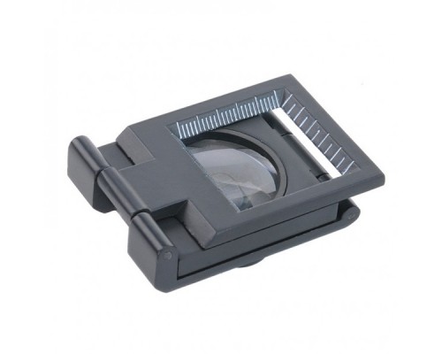 25x25 Mm Full Çelik Kaplı Katlamalı Büyüteç TH-9005B