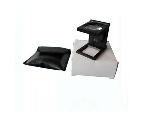 25x25 Mm Full Çelik Kaplı Katlamalı Büyüteç TH-9005B