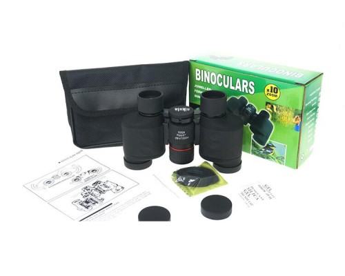 10X24 Katlanır Kauçuk Kaplamalı Orta Boy El Dürbünü 1000M/76M