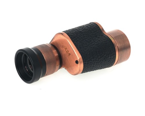 Baıgısh 6X24 Askeri Tarzi Pirinç Ve Deri Kaplamalı Deri Çantalı Monocular Dürbün Princ