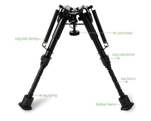 Üstün Metal Alaşım Bipod Çatalayak