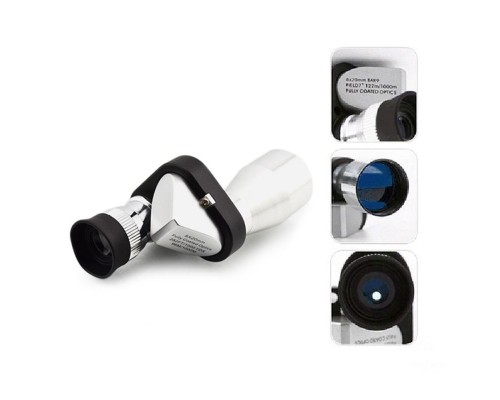 8X20 Tekli Dürbün Monoküler Mini Dürbün Kırmızı Camlı Avuç Içi Dürbünü