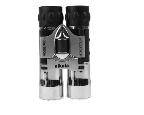 10x25 Nikula Dürbün El Dürbünü 128m/1000m Parlak Metal Kaplama