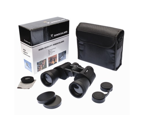 10×50 – Geniş Ön Mercekli Profesyonel El Dürbünü – 1000M/56M – Siyah