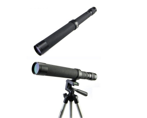 Baigish Zt8-24X40 Rus Model Zoomlu Deri Çantalı Tripot Bağlanan Tekli Dürbün