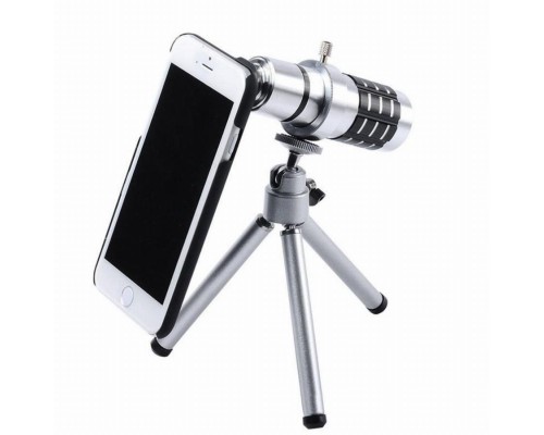 İphone5,5s,i̇phone4.4s Için Alüminyum 14x Optik Zoom Yakından Görüntü çekme Dürbün