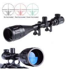 Yüksek Kaliteli 4-16X50Aoeg Zoomlu Çift Işık Kırmızı Yeşil Kaynaklı Tüfek Dürbünü B