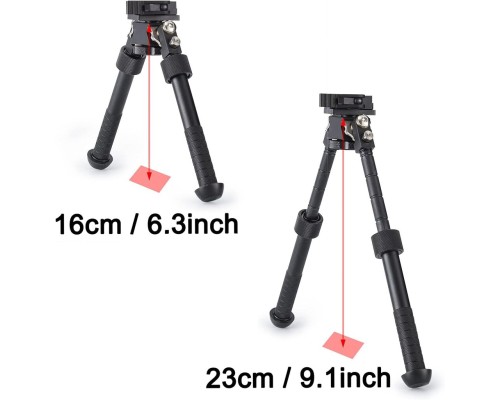 Super X TAC Picatinny Rail 22 mm Hareketli Bipod