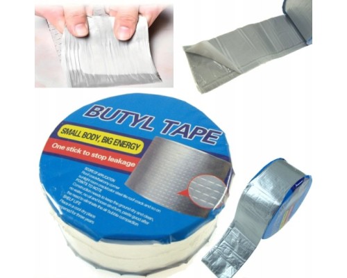 Çamur Bant 10 Cm x 5 Mt Sakız Bant Su Geçirmez Boru Çatı Çatlak Yalıtım Bandı