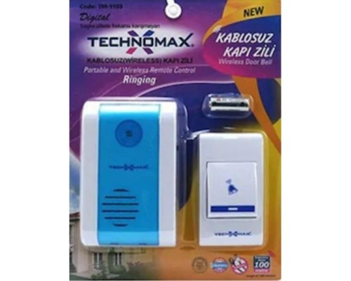 Kablosuz 100 MT Mesafeli Kapı Zili