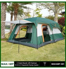 MAKAMP 2 odalı kamp çadırı