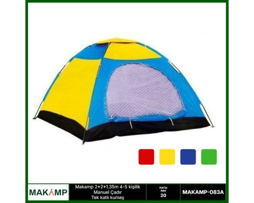Makamp 4 kişilik manuel çadır