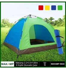 Makamp 6 kişilik otomatik kurumlu çadır
