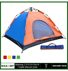 Makamp 6 kişilik manuel çadır