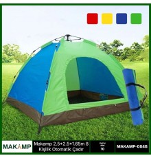 Makamp 8 kişilik otomatik kurulumlu Çadır