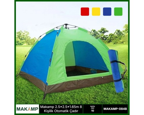 Makamp 8 kişilik otomatik kurulumlu Çadır