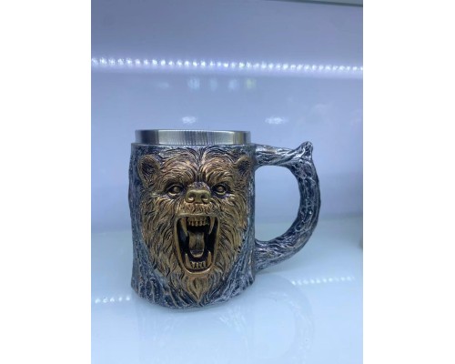 Ayı Çelik Kupa Bardak Kod 230027