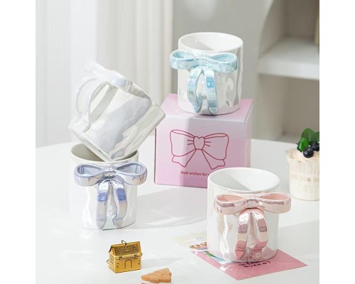 Kurdale Motifli Seramik Kupa Bardak