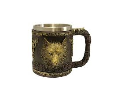 Kurt Detaylı Çelik Kupa