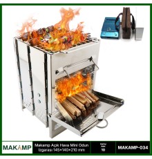 Makamp Açık Hava Mini Odun Izgarası 034
