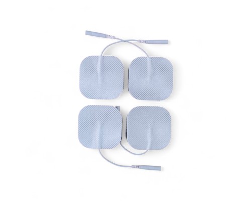 10 Paket 40 Adet Nordmende TENS Pedi 5×5 cm Kablolu Elektrot Ped – Yumuşak ve Esnek Medikal Ped