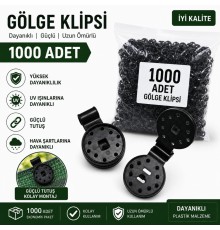 1000 Adet Gölge Filesi Klipsi | Sera Filesi Sabitleme Klipsi | Güneşlik Örtü Klipsi | Yerli Üretim | UV Dayanımlı