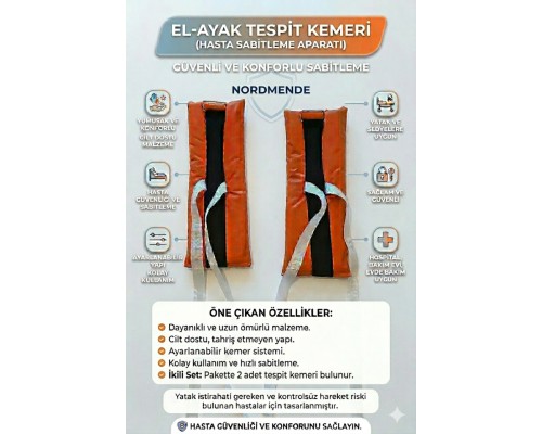 El Ayak Tespit Kemeri | Hasta Sabitleme Aparatı | NORDMENDE