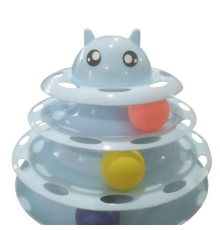 Nunbell 3 Katlı Kedi Oyuncağı Kedi Başlıklı