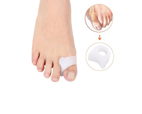 Parmak Arası Makara Silikon – Yumuşak ve Esnek Ayak Parmak Ayırıcı