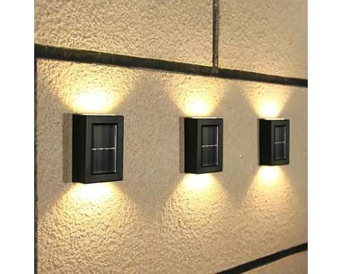 2 Adet Modern Solar Çift Taraflı Aplik Güneş Enerjili Aydınlatma Dekorasyon Duvar Lamba 2 Adet Modern Solar Çift Taraflı Aplik Güneş Enerjili Aydınlatma Dekorasyon Duvar Lamba