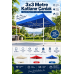 3x3 Metre Gazebo Tente - Su Geçirmez, UV Korumalı, Hızlı Kurulum, Dayanıklı Katlanabilir Çardak (Kare Profil)