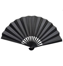 Plastik Kumaş Yelpaze 12'li Siyah