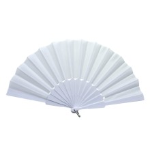 Plastik Kumaş Yelpaze 12'li BEYAZ