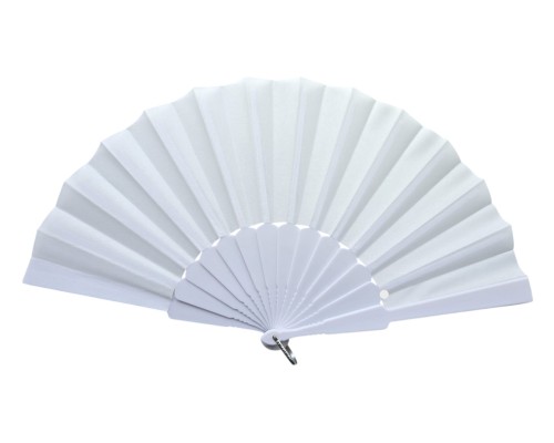 Plastik Kumaş Yelpaze 12'li BEYAZ