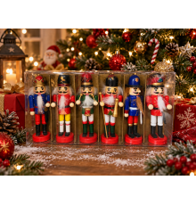 Kurşun Asker Ahşap Dekoratif Eşya (6’lı Set-12.5/13cm)