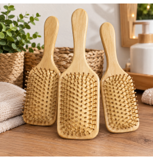 Bambu Saç Fırçası Tarak-25 cm