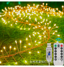 6m 200 Led Gün ışığı Uzaktan Kumandalı 8 Modlu Usb'li