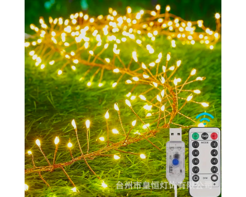 6m 200 Led Gün ışığı Uzaktan Kumandalı 8 Modlu Usb'li