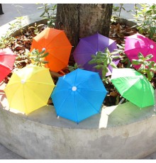 Düz Renkli Ufak Dekorasyon Şemsiyesi 10'lu Paket